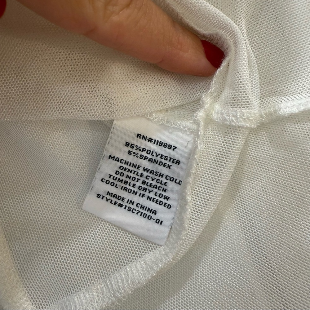 19 COOPER White Off-Shoulder Ruffle Top - Picture 5 of 5
